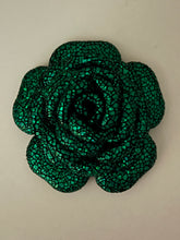 Load image into Gallery viewer, “SHATTERED EMERALD” BROOCH