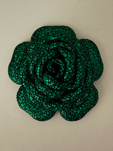 “SHATTERED EMERALD” BROOCH