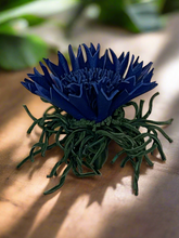 Load image into Gallery viewer, “SAPPHIRE BLOOM” BROOCH