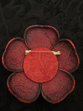 Load image into Gallery viewer, “LOVE” CAMELLIA BROOCH