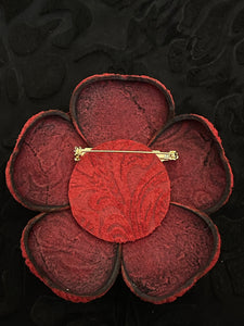 “LOVE” CAMELLIA BROOCH