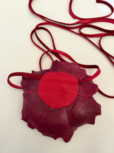 Load image into Gallery viewer, Wild Rose Anemone Leather Flower Necklace &amp; Belt
