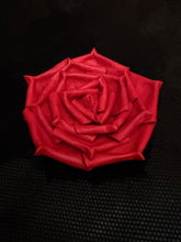 Load image into Gallery viewer, “SCARLET FOLD ROSE” brooch