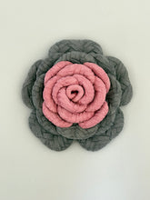 Load image into Gallery viewer, Silver Mist Camellia Brooch
