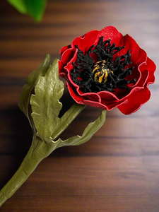 “WILD POPPY” BROOCH