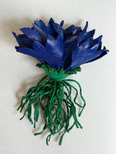 Load image into Gallery viewer, “SAPPHIRE BLOOM” cornflower brooch