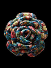 Load image into Gallery viewer, Storybook Camellia – Handmade Leather Flower Brooch