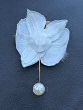 Load image into Gallery viewer, “SILENT GRACE” ORCHID BROOCH
