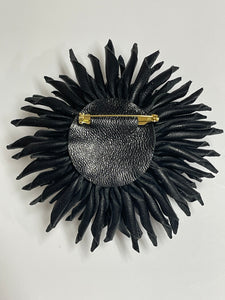 “MIDNIGHT ASTER” BROOCH