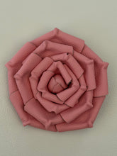 Load image into Gallery viewer, ROSE LEATHER BROOCH