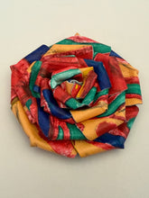 Load image into Gallery viewer, Painter’s Rose – Handcrafted Leather Flower Brooch