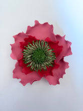 Load image into Gallery viewer, Blush Anemone Leather Flower Necklace &amp; Belt