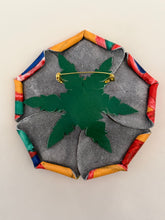 Load image into Gallery viewer, Painter’s Rose – Handcrafted Leather Flower Brooch