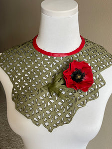 “CRIMSON BLOOM” COLLAR