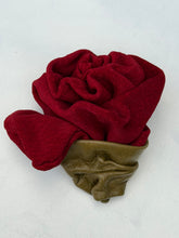 Load image into Gallery viewer, “Crimson Elegance” rose brooch