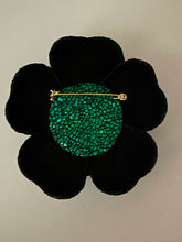 Load image into Gallery viewer, “SHATTERED EMERALD” BROOCH