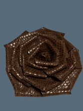 Load image into Gallery viewer, “TRUFFLE ROSE” BROOCH