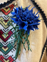 Load image into Gallery viewer, “ROYAL CORNFLOWER” BROOCH