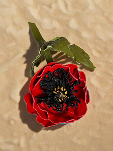 “WILD POPPY” BROOCH