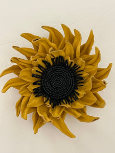 “GOLDEN SUNBURST” BROOCH
