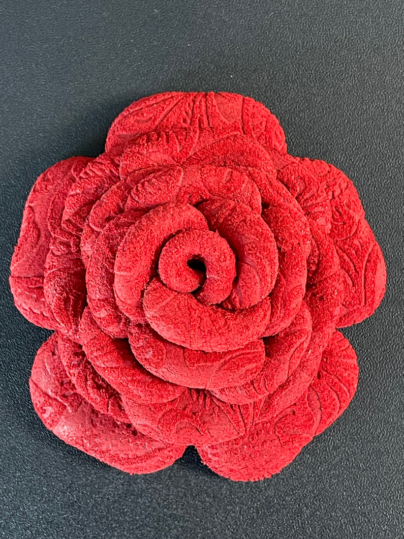 “SCARLET PAISLEY” CAMELLIA