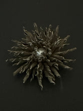 Load image into Gallery viewer, “HIDDEN PEARL” small aster brooch
