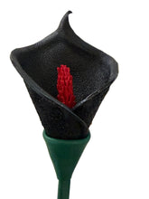 Load image into Gallery viewer, Black Calla Lily – Crimson Elegance