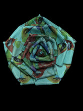 Load image into Gallery viewer, «Turquoise Reverie» rose brooch