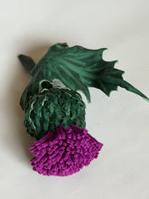 Load image into Gallery viewer, Amethyst Thistle Brooch