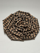 Load image into Gallery viewer, “HOUNDSTOOTH ROSE” BROOCH