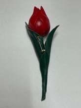 Load image into Gallery viewer, «SCARLET TULIP» BROOCH