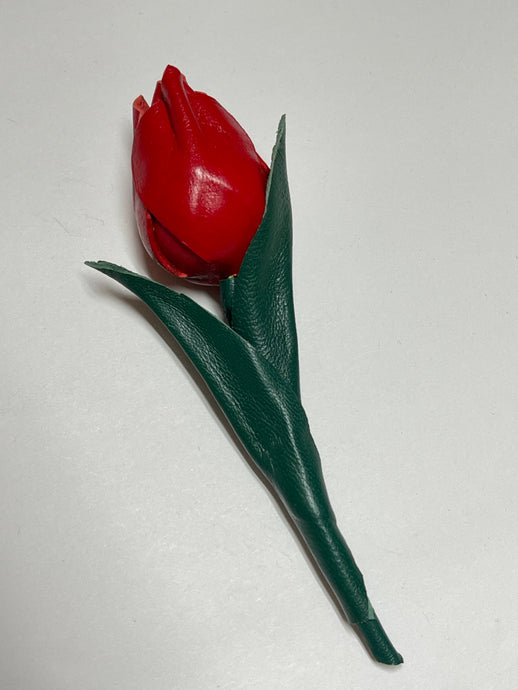 «SCARLET TULIP» BROOCH
