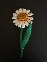 Load image into Gallery viewer, “HEART OF GOLD” daisy brooch￼