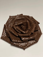 Load image into Gallery viewer, “TRUFFLE ROSE” BROOCH