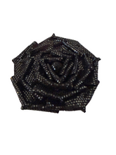 Load image into Gallery viewer, Midnight Stardust Rose Brooch