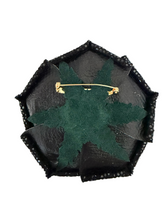 Load image into Gallery viewer, Midnight Stardust Rose Brooch
