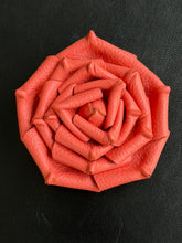 Load image into Gallery viewer, Coral Velvet Rose BROOCH