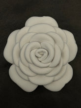 Load image into Gallery viewer, WHITE MATTE CAMELLIA BROOCH